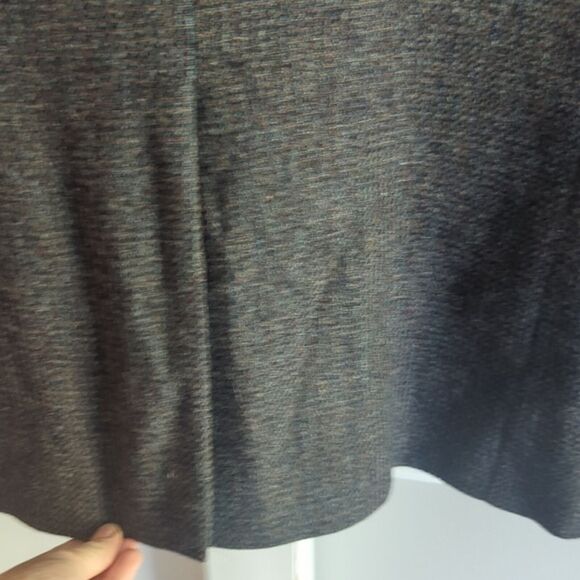 Men's VTG Imperial by Haggar Dark Grey Tweed Sports Coat 44" Wool 2 button - Picture 7 of 11